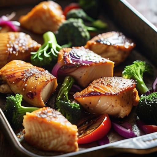 Cooking with The Sheet Pan Savior.