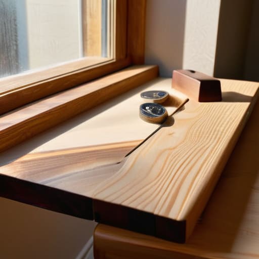 The Zero-Stress Floating Shelf on hardwood.