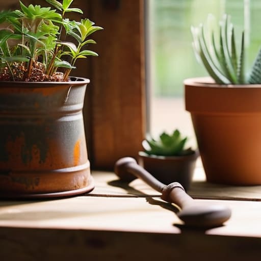 Creative diy planters made from repurposed items.