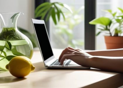 Desk job health tips for office professionals.