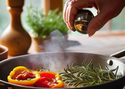 Learning how to cook without a recipe.