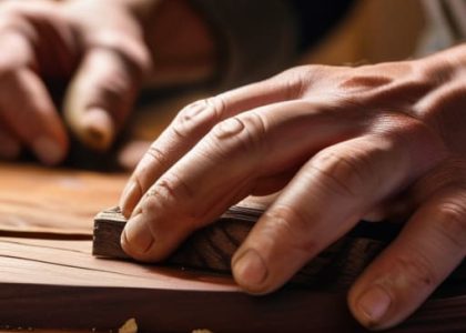 How to fix scratched wood on furniture.