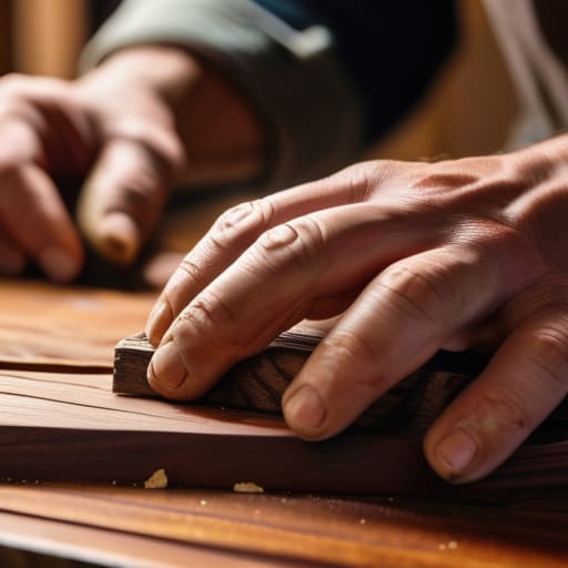 How to fix scratched wood on furniture.