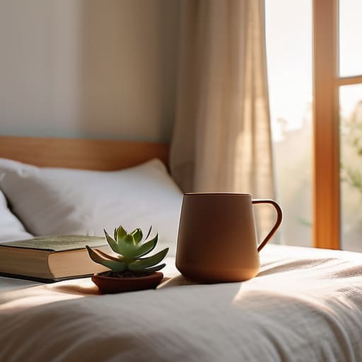 Low-stress morning routine for wellness.