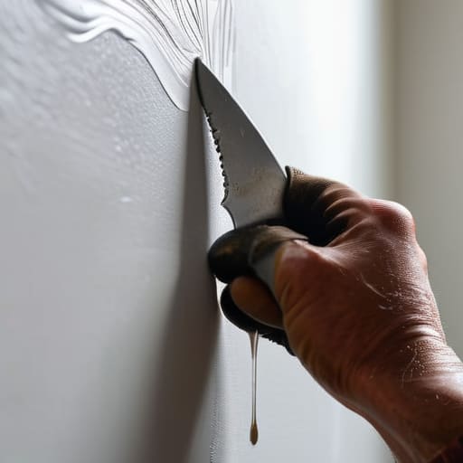 How to patch a hole in the wall.