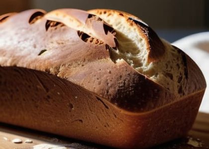 How to bake bread at home easily.